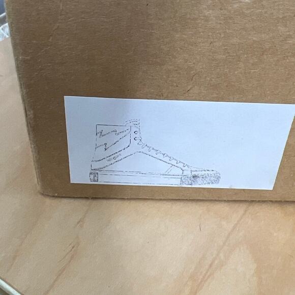 Zadig & Voltaire ZV1747 High Flash White Leather Sneakers SZ FR39/US 8 Womens - Picture 4 of 11